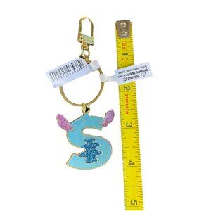 Disney Parks 2024 Alphabet Character Keychain Letter S for Stitch 4” NWT